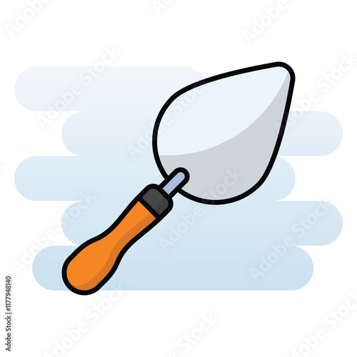 Trowel vector icon