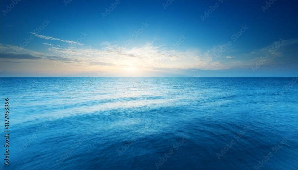 custom made wallpaper toronto digitalcalm blue coloured sea and clean sky at sundown