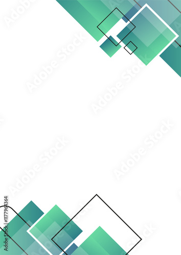 Konstfotografi Minimal abstract white background for professional layouts