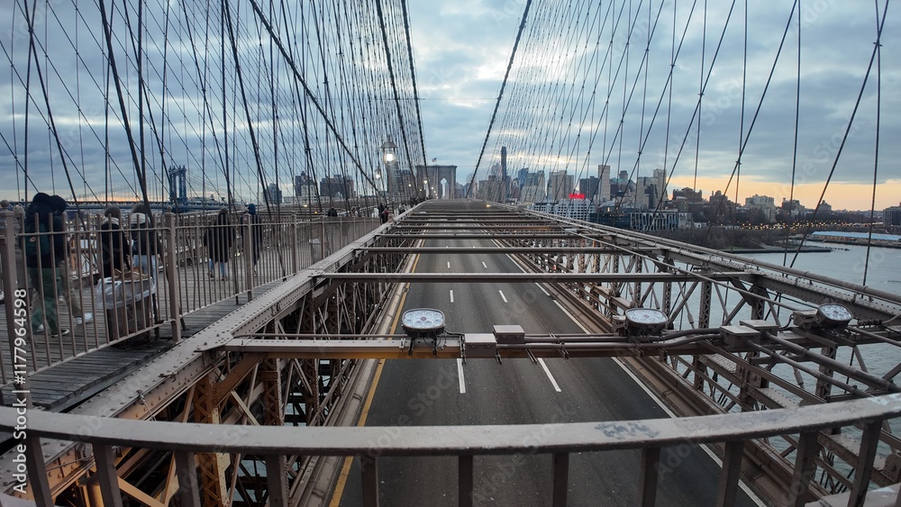 Obraz premium New York Brooklyn Bridge 