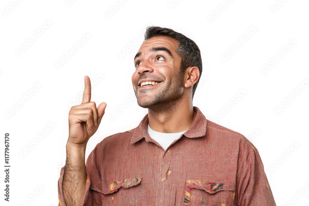 Young handsome caucasian man over isolated chroma key background pointing up a great idea