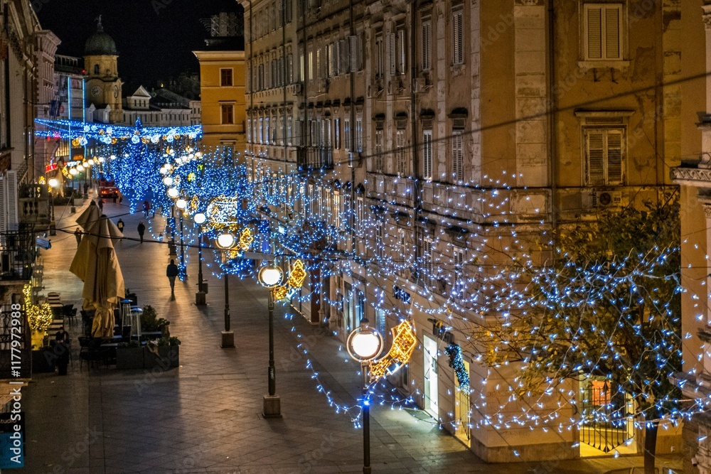 Obraz premium rijeka advent