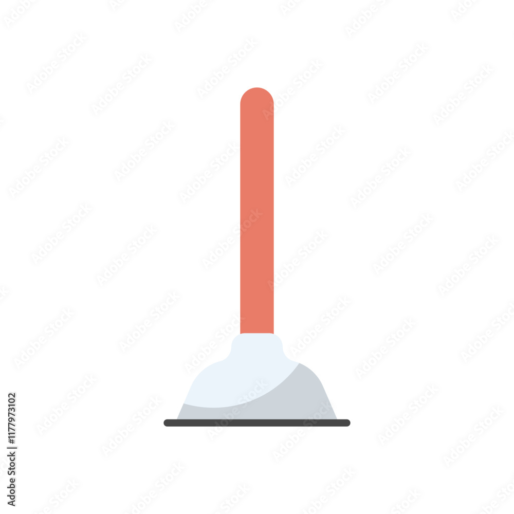 Plunger vector icon Plunger vector icon