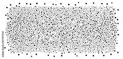 vector polka dot pattern – minimal black and white design