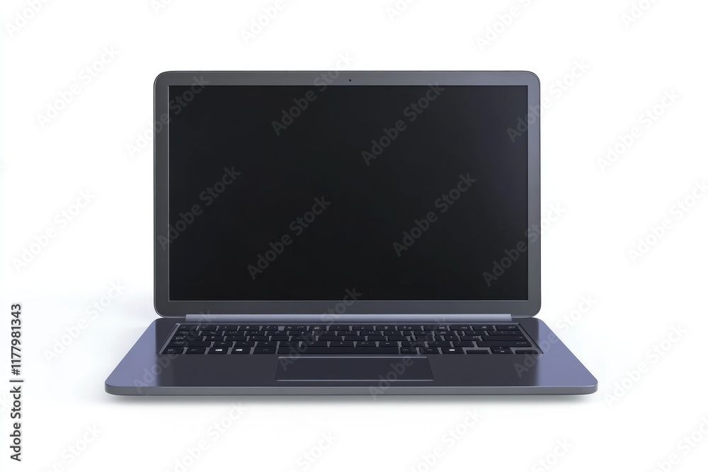 Front view laptop isolated on white background with clipping path. Front view laptop isolated on white background with clipping path.