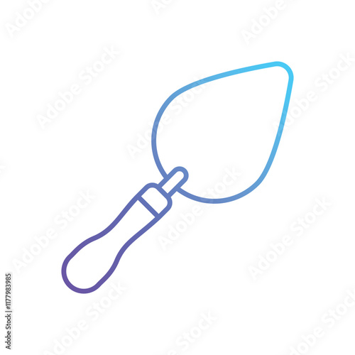 Trowel vector icon