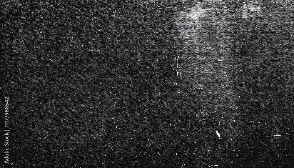 Fototapeta premium vintage black and white grainy texture resembling outer space, stars, or cosmic dust for abstract backgrounds, overlays, or designs