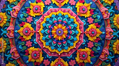 Bright multicolor gradient flow.