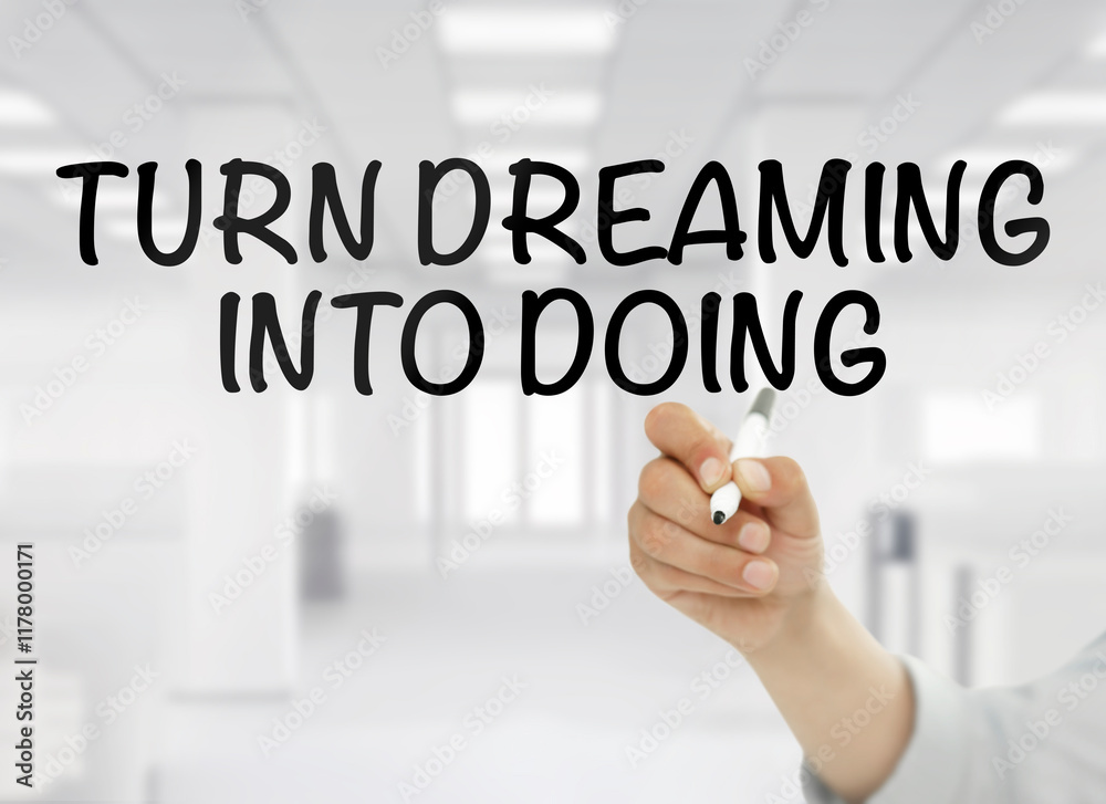 Naklejka premium Businessman writing