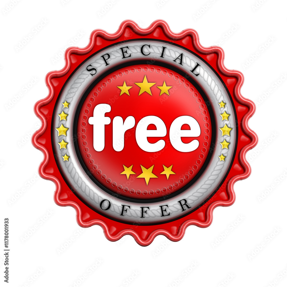 Free stamp isolated on transparent background Free stamp isolated on transparent background