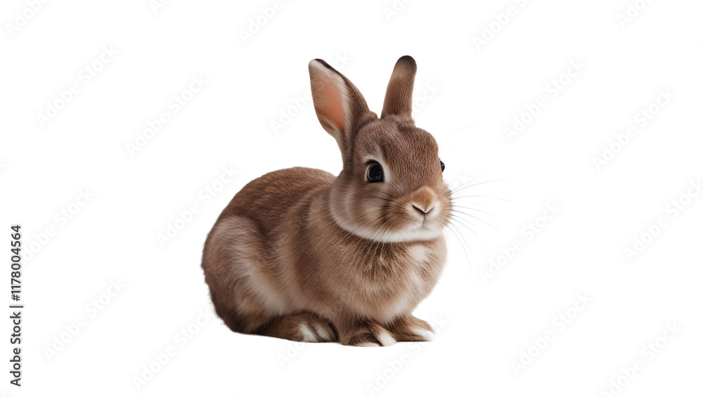 Fototapeta premium rabbit isolated on white