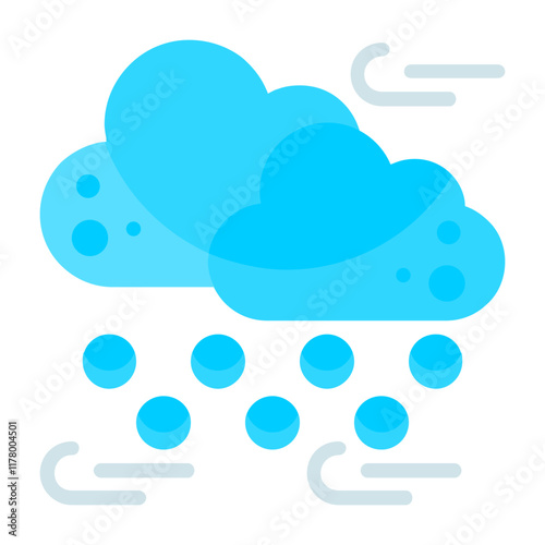 Hail Vector Icon Design