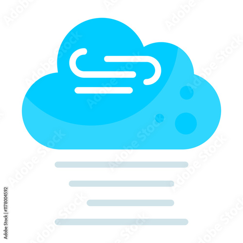 Tornado Vector Icon Design