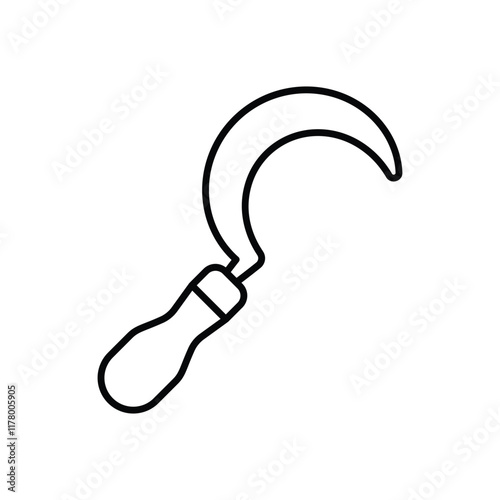 Sickle vector icon