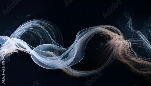 dynamic and colorful interaction of smoke plumes resembling dancers in motion blending and twisting beautifully