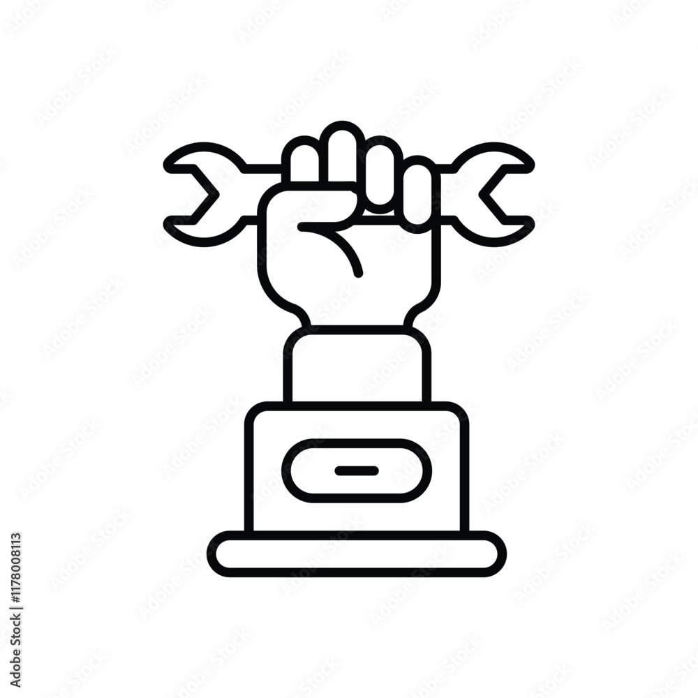 Tropy vector icon Tropy vector icon