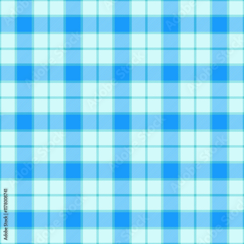 Vibrant blue and pastel plaid pattern. Ideal for textile design, website backgrounds, or scrapbooking projects.  Clean, simple, and versatile graphic.