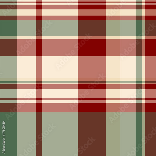 Ethnicity textile pattern fabric, girl seamless plaid texture. Choice background vector tartan check in red and pastel colors.