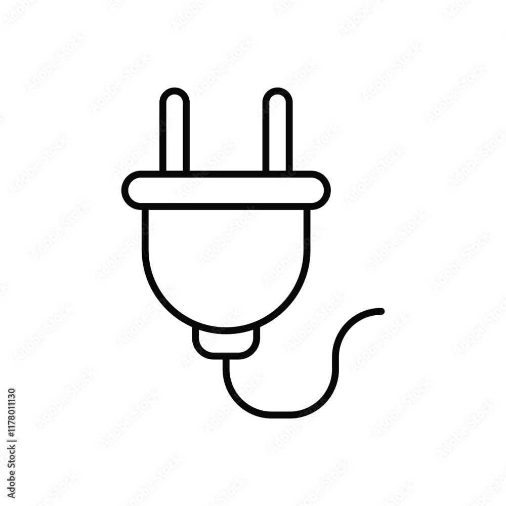 Plug vector icon Plug vector icon