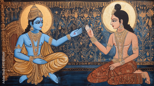 Krishna Teaches Arjuna Profound Lessons of Life and Duty in Sacred Dialogue