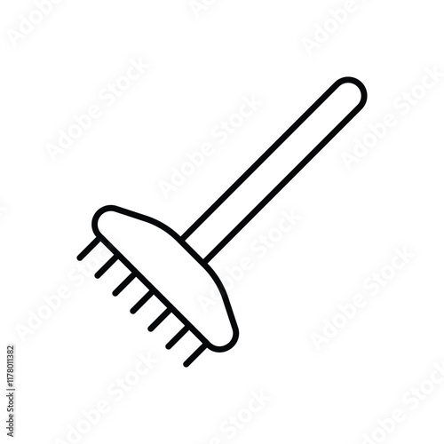 Rake vector icon