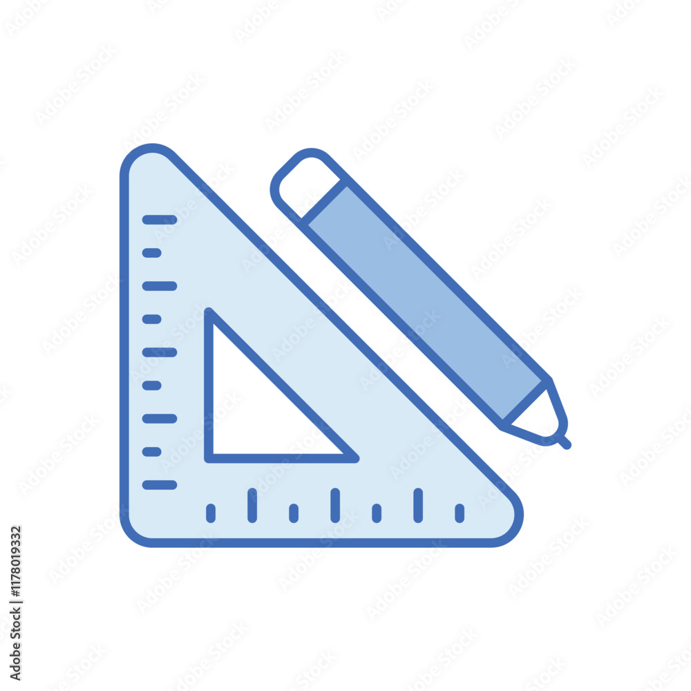 Sketching Tools vector icon Sketching Tools vector icon