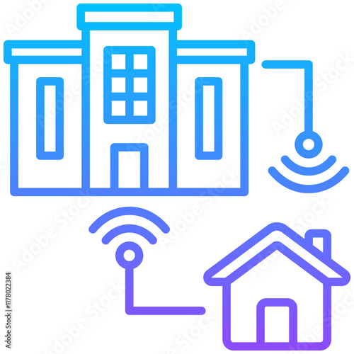 Hybrid Work Icon