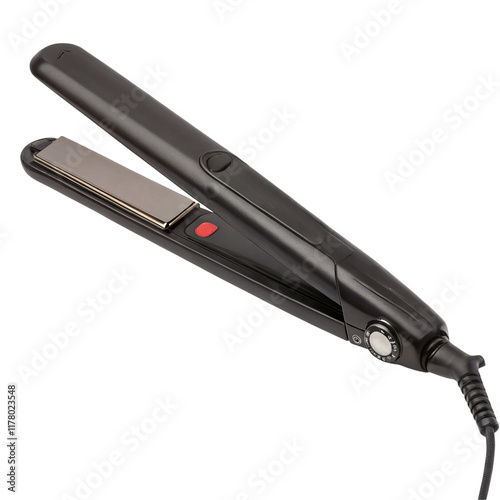  Straightening Iron isolated on a transparent background.