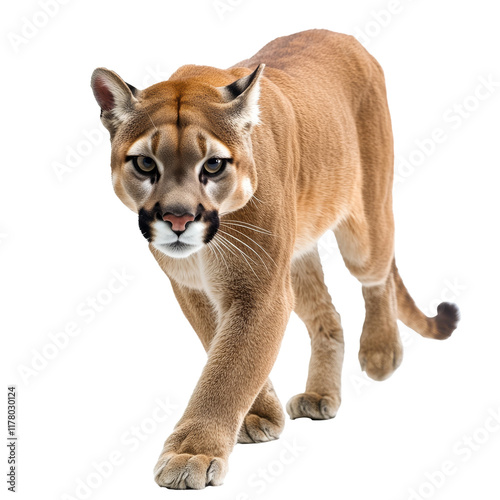 Wallpaper Mural Mountain lion strides in nature Torontodigital.ca