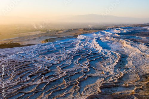 Piękny widok z Pamukkale 2024 photo