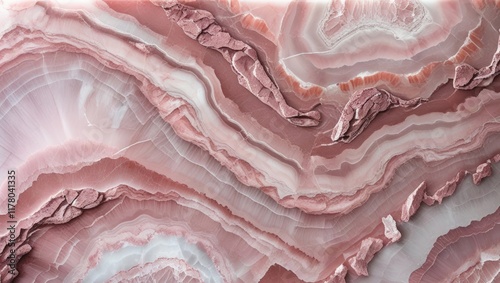 Pink marble texture background. High resolution marble pattern with soft light, crackle vein