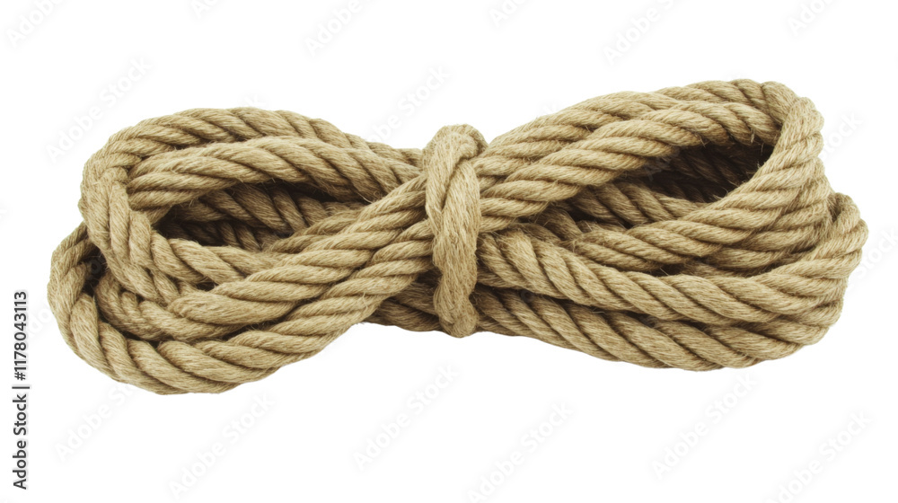 Fototapeta premium Rope, isolated on transparent background