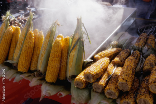 boiled corn photo