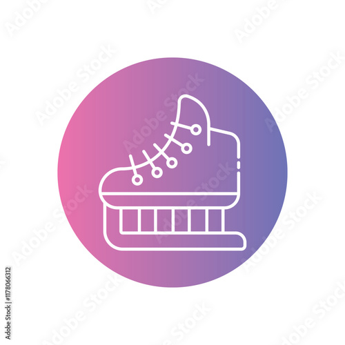 Ice Skates Gliding
