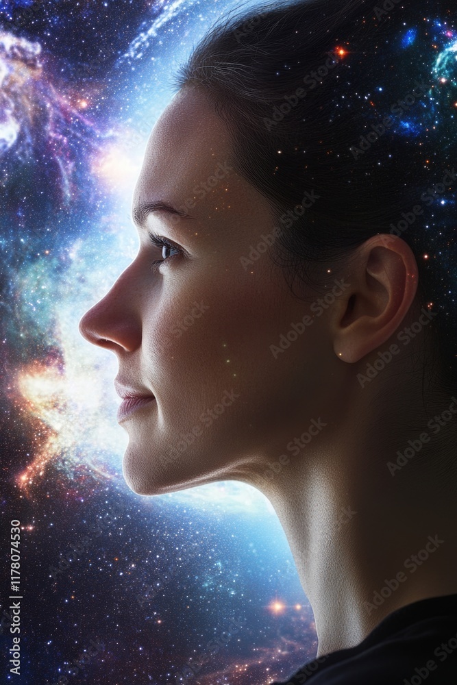 A person looking up at the night sky, contemplating or appreciating the stars A person looking up at the night sky, contemplating or appreciating the stars