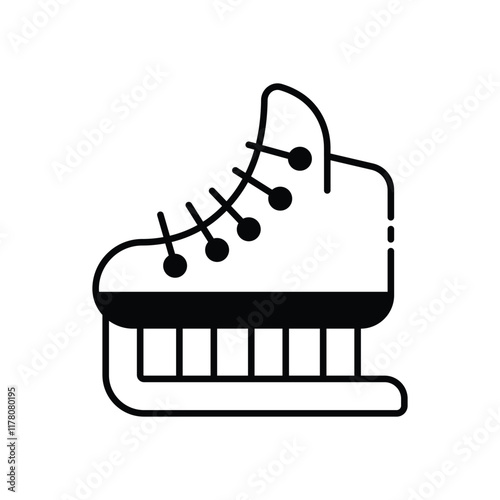 Ice Skates Gliding