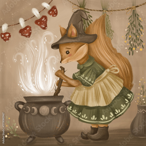 Little witch squirrel photo