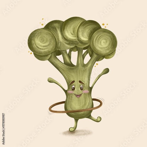 Broccoli is working out photo