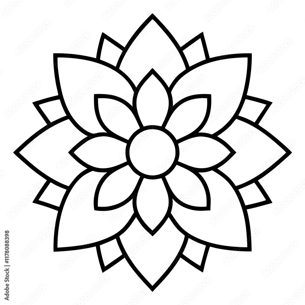 illustration of a flower illustration of a flower