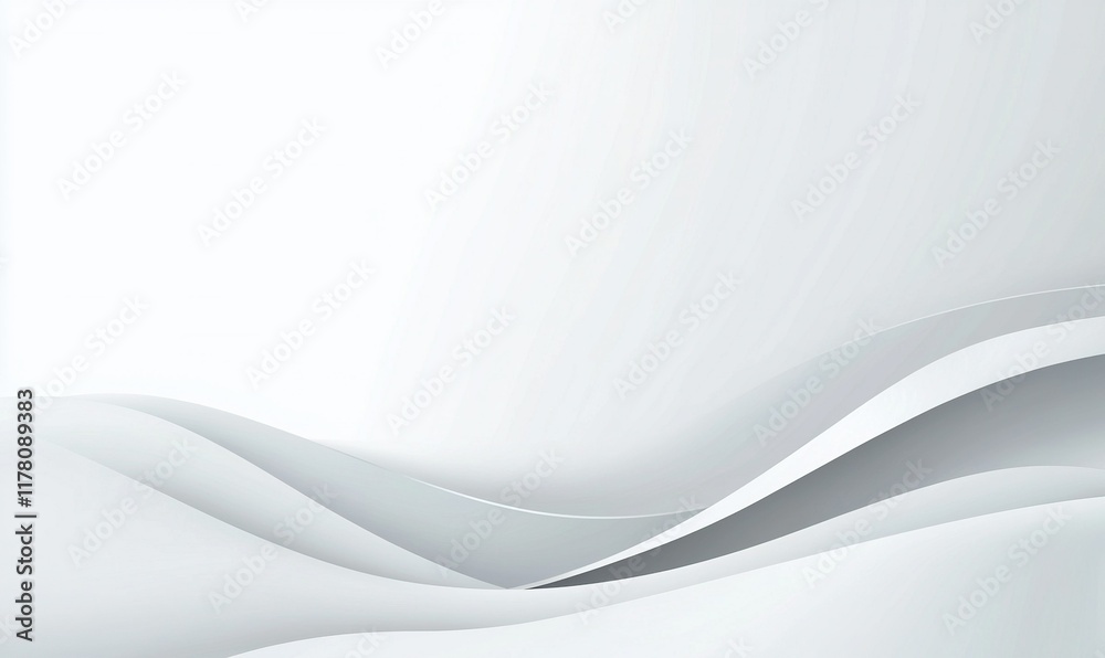 Abstract white and gray wave background for website, presentation, or design. Abstract white and gray wave background for website, presentation, or design.