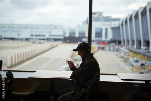 Anticipating at the airport photo