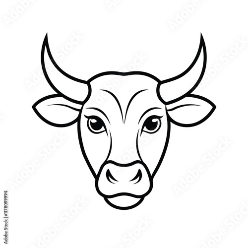 Wallpaper Mural head of a cow Torontodigital.ca