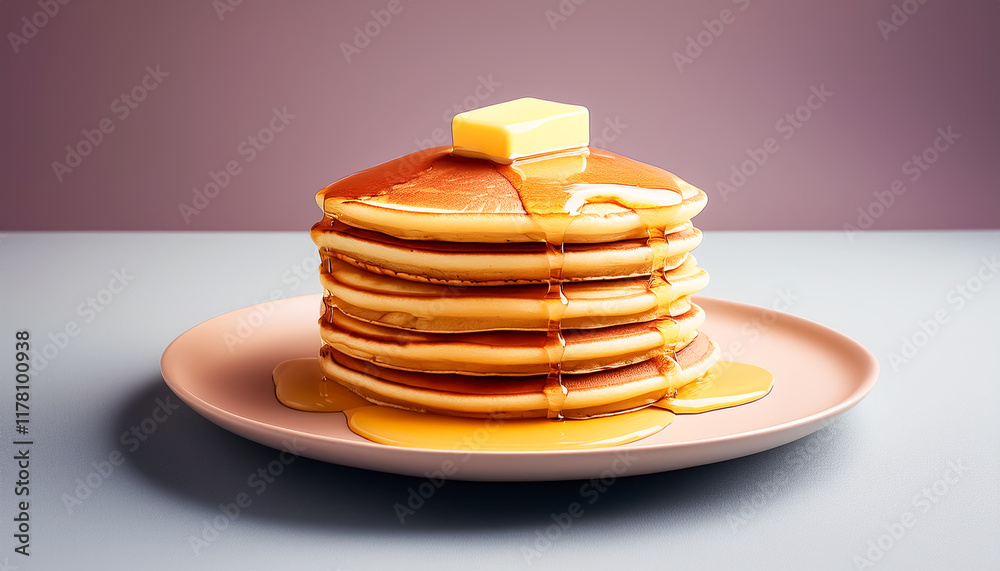 pancake, butter, melt, syrup, sweet, breakfast, delicious, stacked, close-up pancake, butter, melt, syrup, sweet, breakfast, delicious, stacked, close-up
