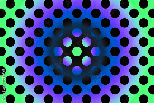 Symmetrical Circles Background Design