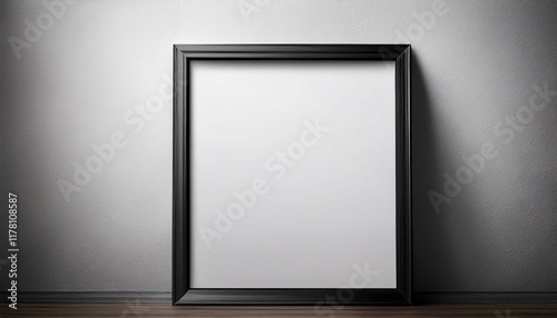 white frame on wall
