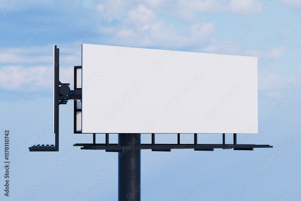 Obraz premium blank billboard with sky view