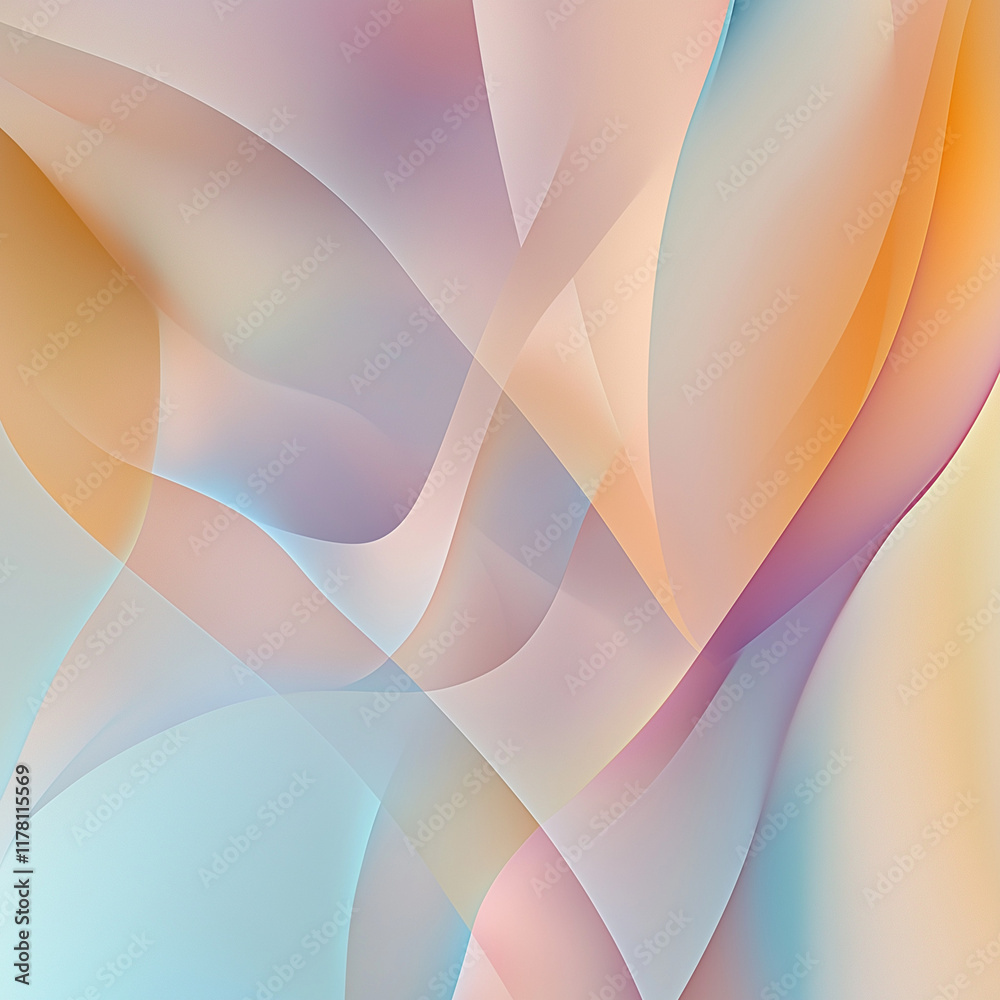 Pastel Dreams: Abstract Blurred Shapes of Tranquility Pastel Dreams: Abstract Blurred Shapes of Tranquility