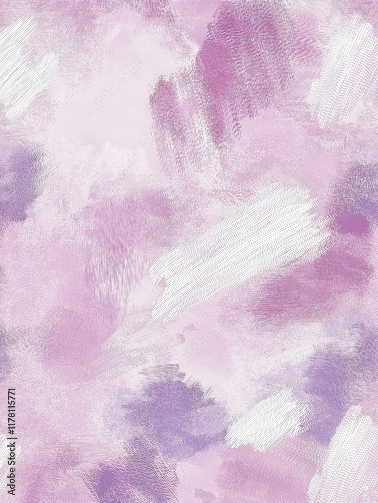 Obraz premium Intermingling Spectrum of Pastel Brush Strokes