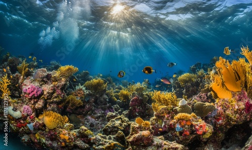 Wallpaper Mural A vibrant kelp forest underwater, showcasing marine biodiversity and a serene dive spot. Torontodigital.ca
