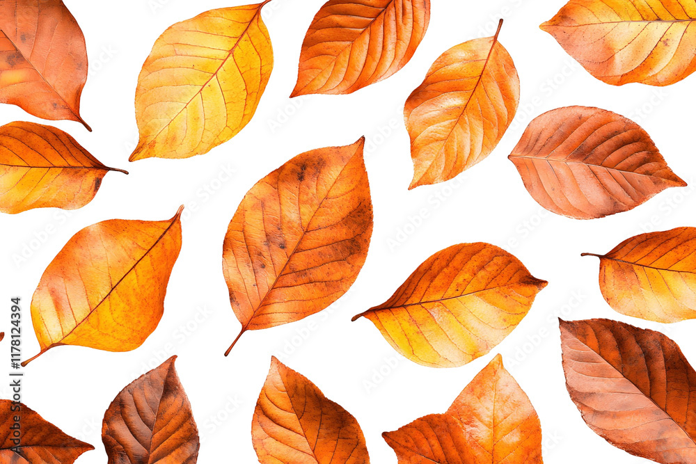 Obraz premium Autumn Leaves Fall Background, PNG Images